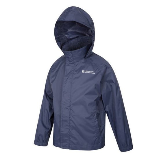 Mountain Warehouse Childrens/Kids Pakka Wasserdichte Jacke (Dunkelblau) - Image 3