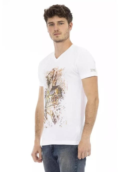 Trussardi Action Men's White Cotton T-Shirt