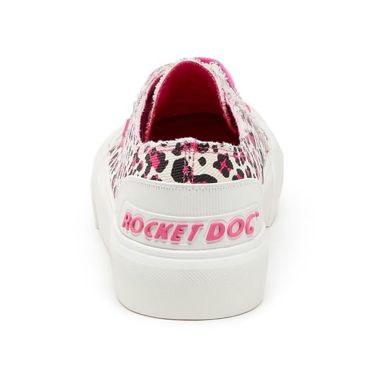 Rocket Dog Jazzin Plus Monroe Damen Sneaker aus Baumwolle in leuchtendem Pink - Image 2