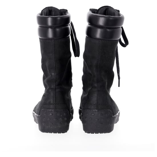Tods' Schnürkampfstiefel aus schwarzem Wildleder - Image 4