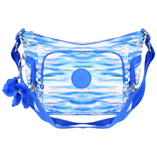 Kipling Gabb S Bedruckte Damen-Umhängetasche in Blau - Image 1
