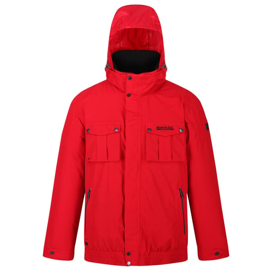 Regatta Mens Ralston Waterproof Insulated Fleece Collared Jacket