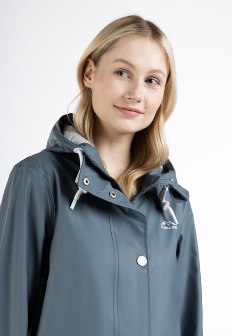 ICEBOUND Regenjacke Damen Blaugrau - Image 3