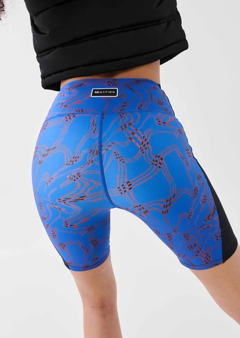PE Nation Womens Equilibrium Bike Short in Print