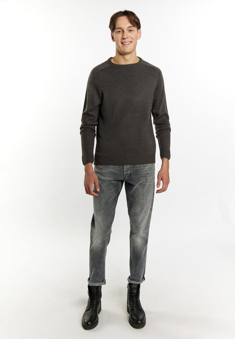 Mo Pullover Herren Dunkelgrau Melange - Image 2
