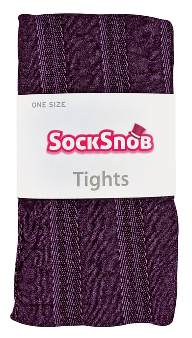 Sock Snob - Farbige 80 Denier Strumpfhosen für Damen - gestreift - blickdicht - Image 2