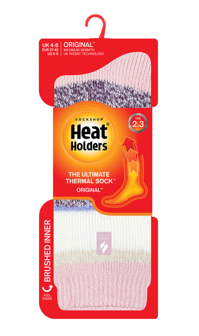 Wärmehalter - Damen Thermosocken für den Winter | Outdoor & Indoor Socken | Kuschelig & Flauschig | Geschenke für Frauen - Dusted Pink (Provence) - Image 2