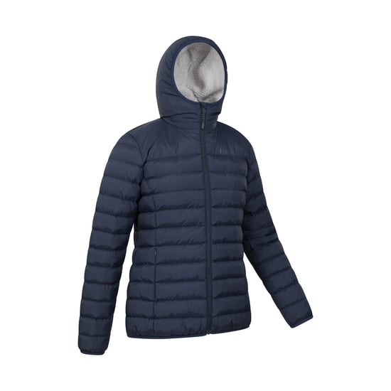 Mountain Warehouse Damen/Damen Kunstfell gefütterte wattierte Jacke (Navy) - Image 4