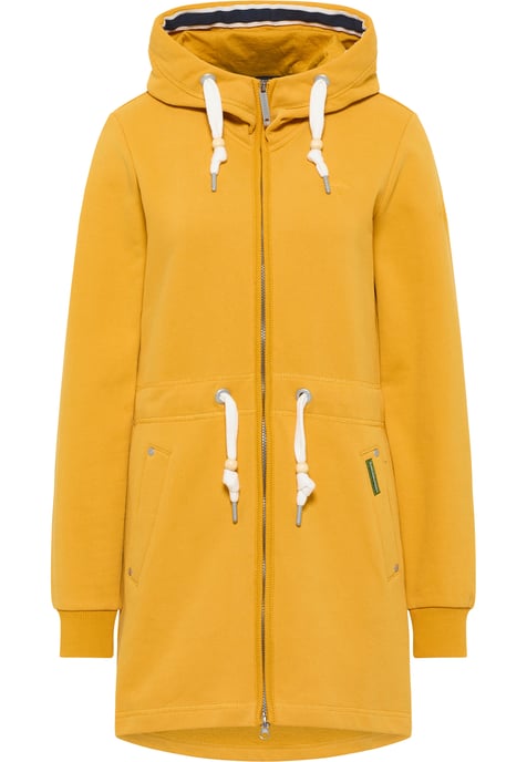 Schmuddelwedda Sweatjacke Damen senf - Image 1