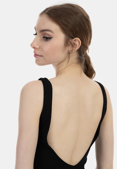 Mymo Trägerkleid Mini Damen schwarz - Image 5