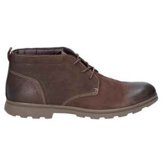 Hush Puppies Herren Tyson Chukka Nubukleder Stiefel (Braun) - Image 3