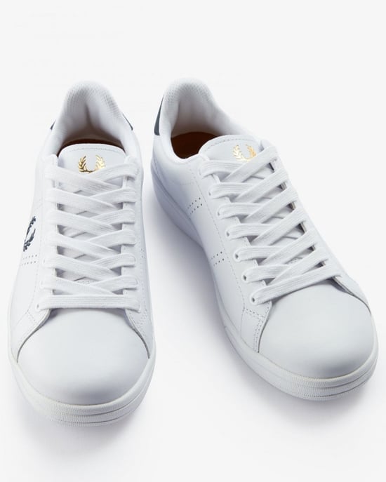 Fred Perry Cupsole Leder Herren Weiße Sneakers - Image 5
