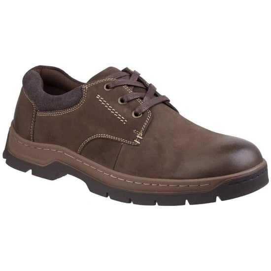 Cotswold Men Thickwood Lace Up Nubuck Leather Casual Shoe (Brown)