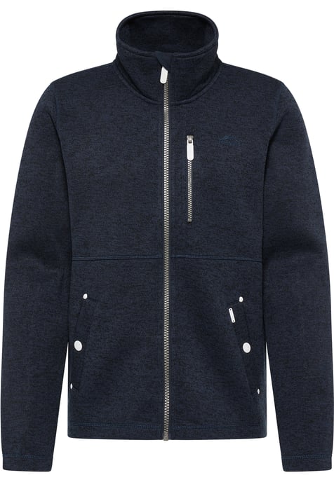 ICEBOUND Serie yuka Strickfleecejacke Herren Marine Melange - Image 1