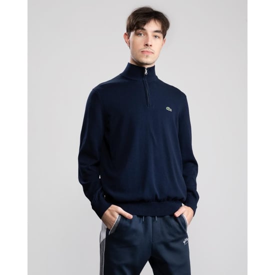 Lacoste Half Zip Logo Mens Sweatshirt