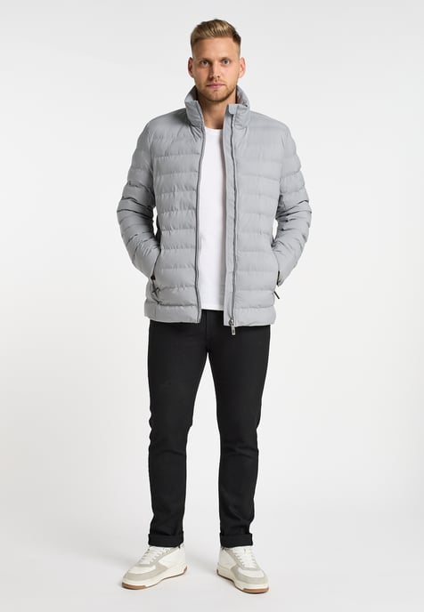 Mo Wattierte Winterjacke Herren Grau - Image 4