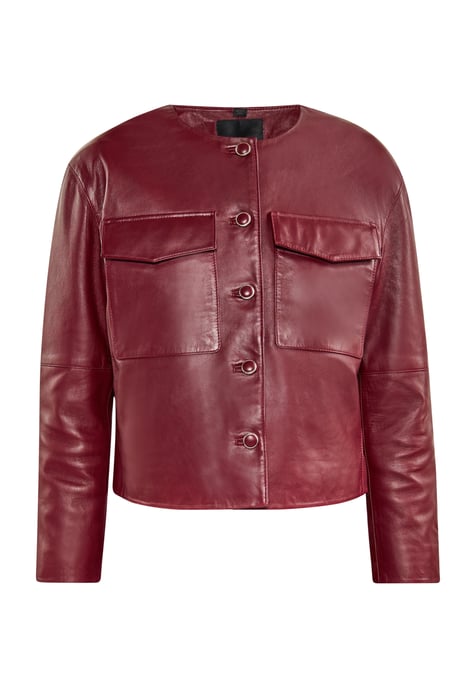 Dreimaster Jacke Damen weinrot - Image 1