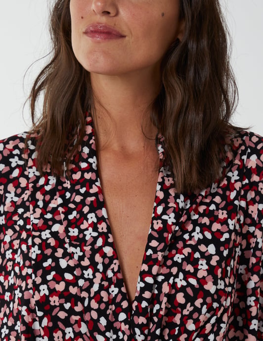 Draped Dip Hem Top