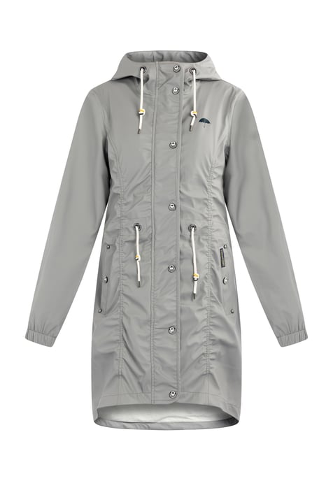 Schmuddelwedda Regenmantel Damen GRAU-280 - Image 1