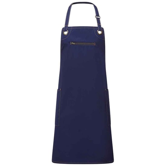 Premier Barley Recycelte Vollschürze (Navy/Camel) - Image 1