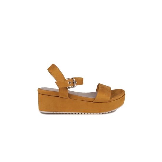 Confortable wedge sandal Montevita in Mustard
