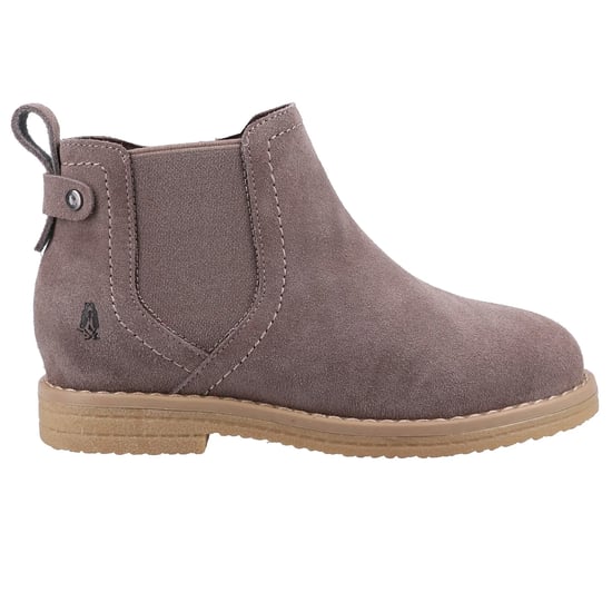 Hush Puppies Girls Mini Maddy Stiefelette aus Wildleder (Grau) - Image 3