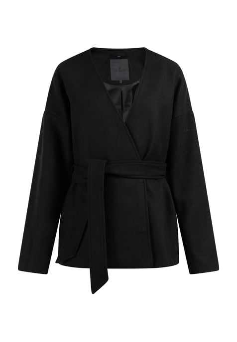 Dreimaster Übergangsjacke aus Wollgemisch Damen schwarz - Image 1