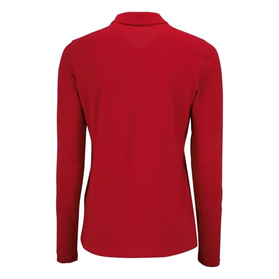 SOLS - "Perfect" Poloshirt für Damen Langärmlig (Rot) - Image 2