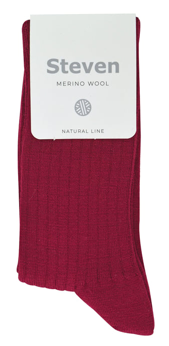 Damensocken aus Merinowolle | Steven | Dicke Outdoor-Stiefelsocken für Damen, Burgunderrot - Image 2