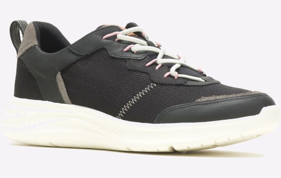 Hush Puppies Elevate Bungee Damen-Sneaker Aus Schwarzem Leder - Image 2
