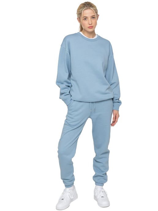 Enzo | Womens Oversized Sweatshirt Trainingsanzug Set - Image 1