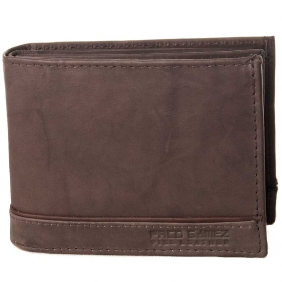 Leather wallet Montevita in Grey