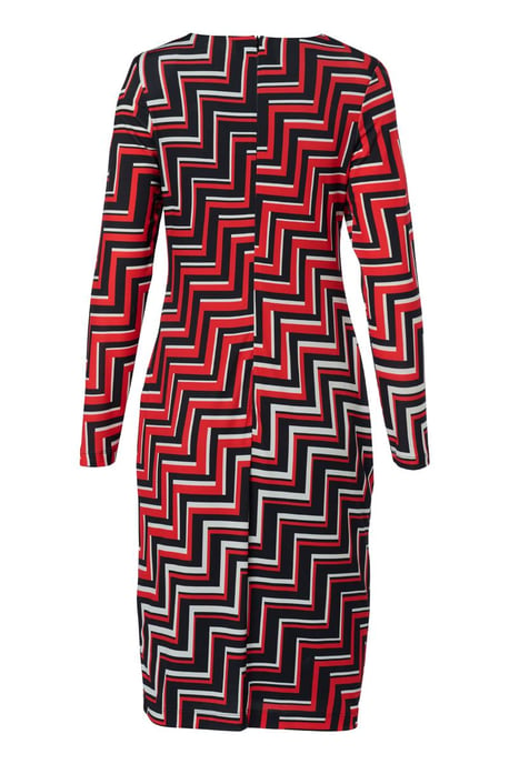 Eloise Print Kleid Rot / Multi - Image 4
