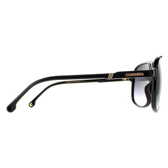 Carrera Aviator Mens Black Gold Dark Grey Gradient 1047/S