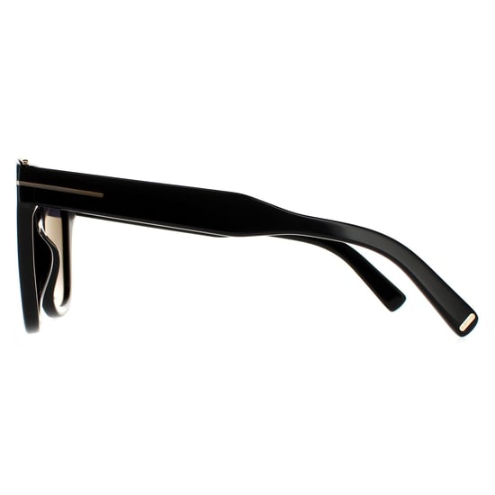 Tom Ford Square Womens Schwarz Grau Gradient - Image 3