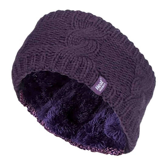 Damen Kabel gestrickt Fleece gefüttert Thermal Winter Ohrwärmer Stirnband - Image 1