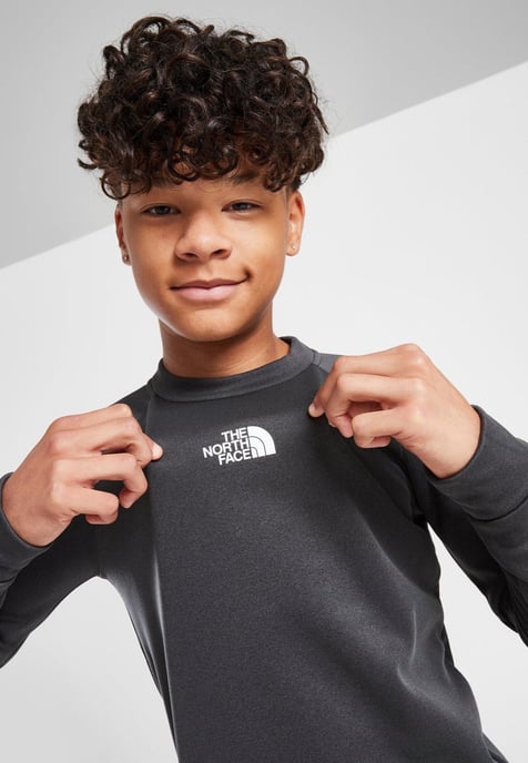 The North Face Mittellegi Junior Jungen Crew Sweatshirt in dunkelgrau - Image 4
