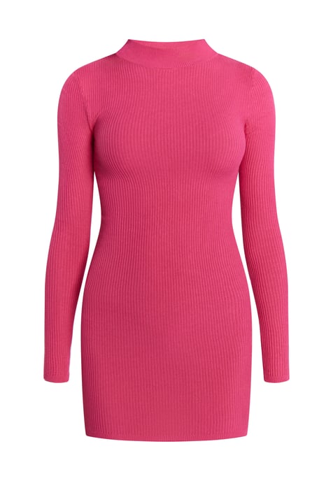 Mymo Strickkleid mini Damen Rosa - Image 1