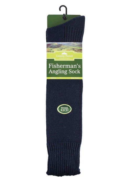 Herren-Kniestrümpfe zum Angeln | Socken Snob | Ideal zum Angeln | 2 Farben - Navy - Image 2