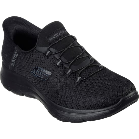 Skechers Summits Diamond Dream Textile Damen Sneaker in Schwarz - Image 1