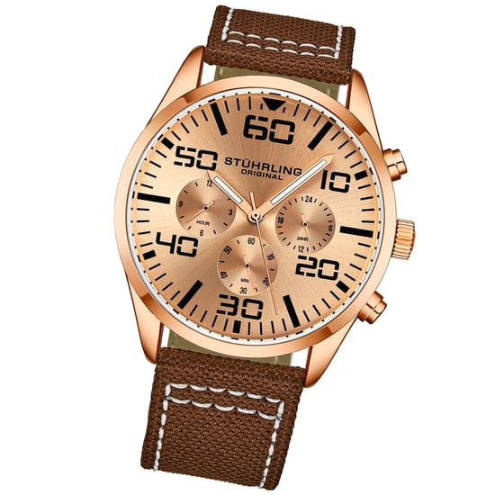 Braun und Gold Quarz 42mm - Image 2