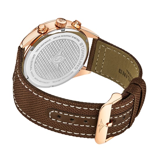 Braun und Gold Quarz 42mm - Image 3