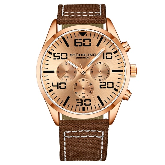 Braun und Gold Quarz 42mm - Image 1
