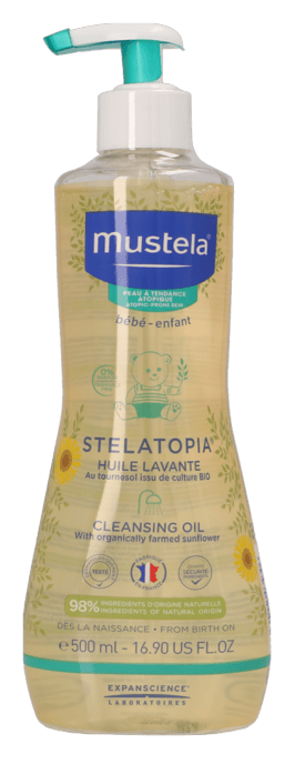 Mustela Stelatopia Reinigungsöl 500ml - Image 1