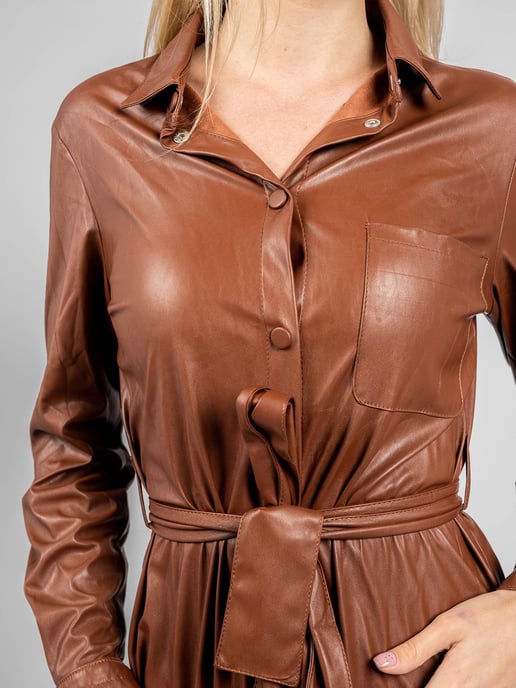 Pinko Kleid Maris Damen Braun - Image 6