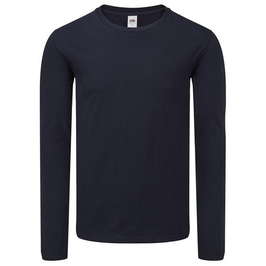 Fruit Of The Loom Herren Iconic 150 Langarm T-Shirt (Deep Navy) - Image 1