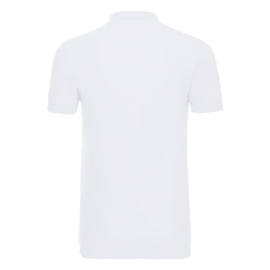 Russell Herren Stretch Polo-Shirt, Kurzarm (Weiß) - Image 2