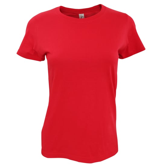 SOLS Womens/Ladies Imperial Heavy Short Sleeve T-Shirt (Red)