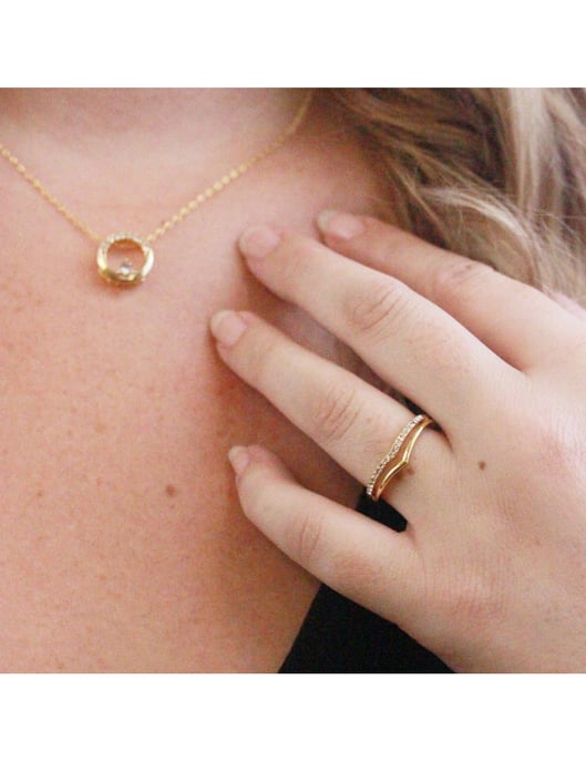 Tiryns Ring - Gold und Kristall - Image 2