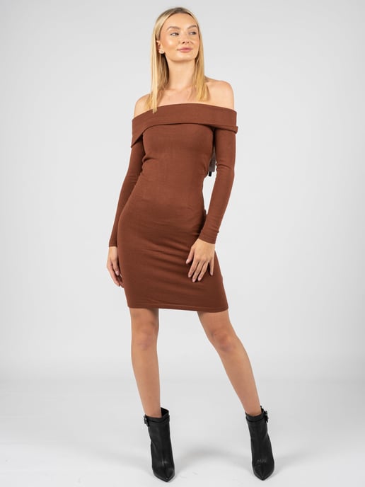Guess Dress Woman's Brown